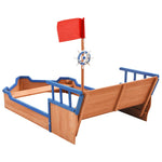 Sandkasse Piratskip Gran 190X94,5X101 Cm