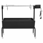 Grill Med Elektrisk Grillspyd Rustfritt Stål