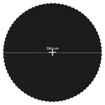 Hoppematte Stoff Svart For 4,27 M Rund Trampoline