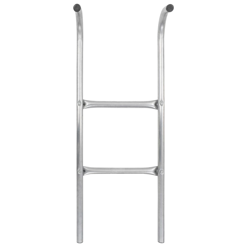 Stige Til Trampoline 2 Trinn Stål Sølv 72 Cm