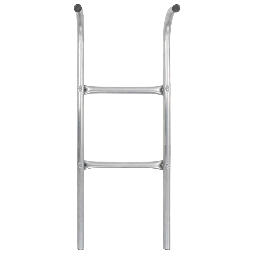 Stige Til Trampoline 2 Trinn Stål Sølv 102,6 Cm