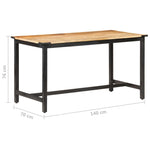 Spisebord 140X70X76 Cm Grov Heltre Mango