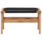 Solseng Med Fotstøtte Heltre Teak Tre Og Tau