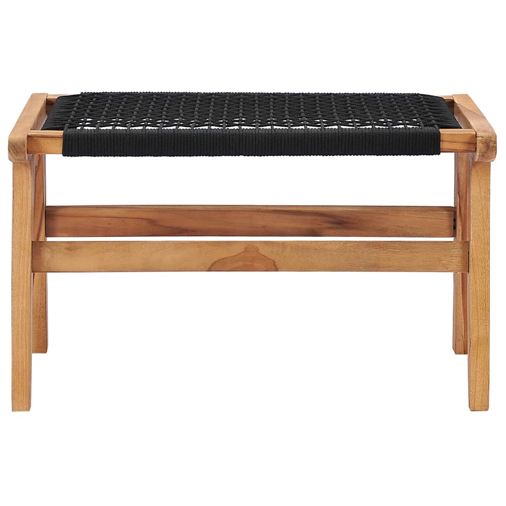 Solseng Med Fotstøtte Heltre Teak Tre Og Tau