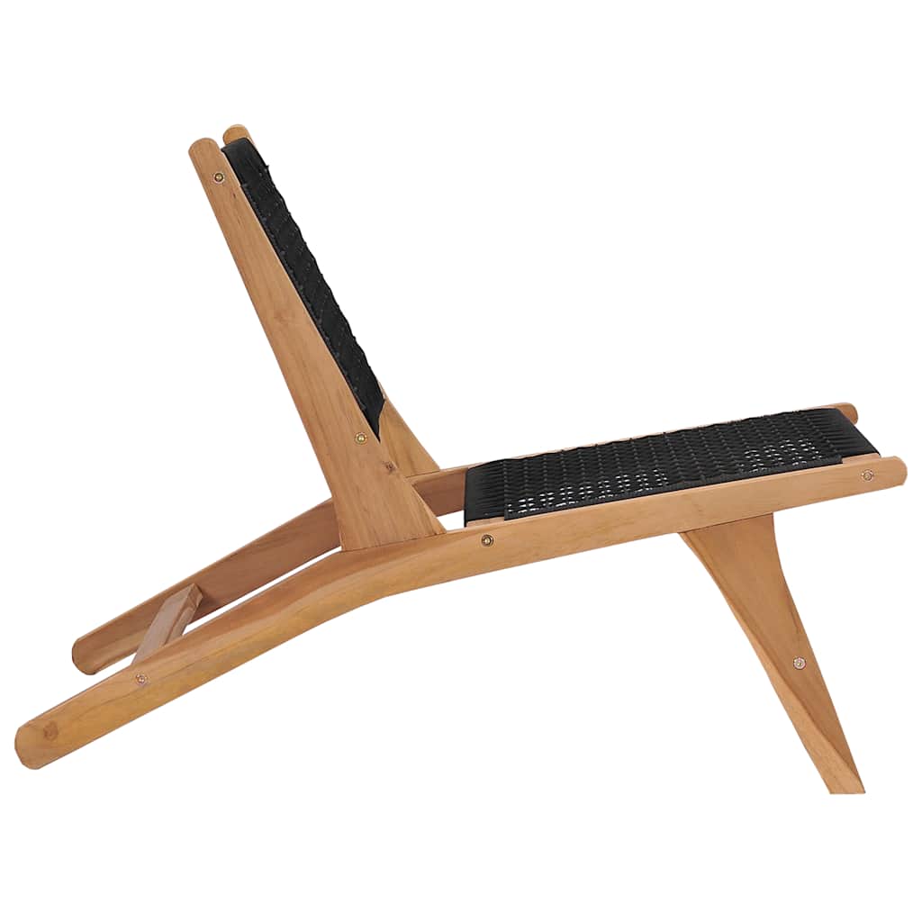 Solseng Med Fotstøtte Heltre Teak Tre Og Tau