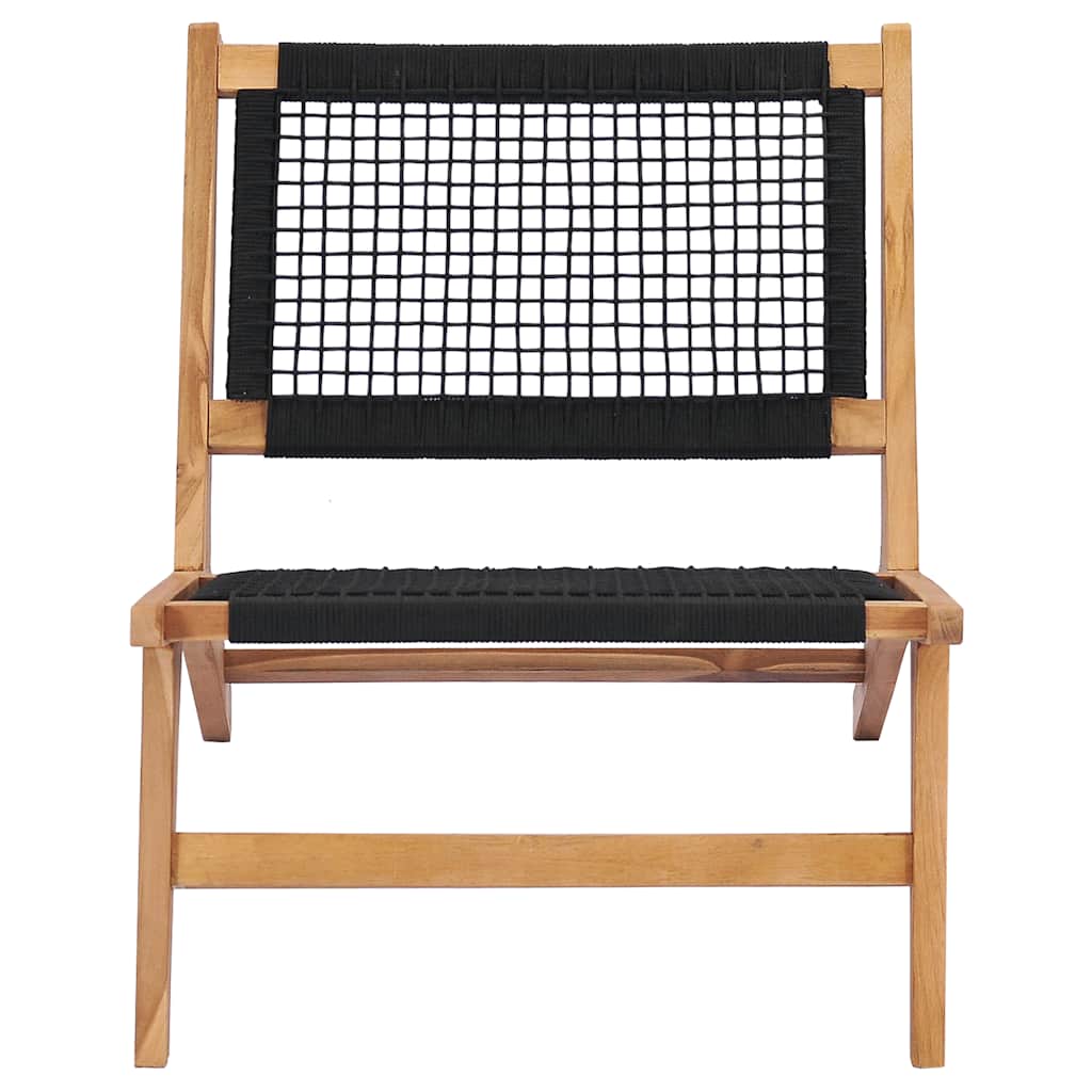 Solseng Med Fotstøtte Heltre Teak Tre Og Tau