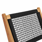 Solseng Med Fotstøtte Heltre Teak Tre Og Tau