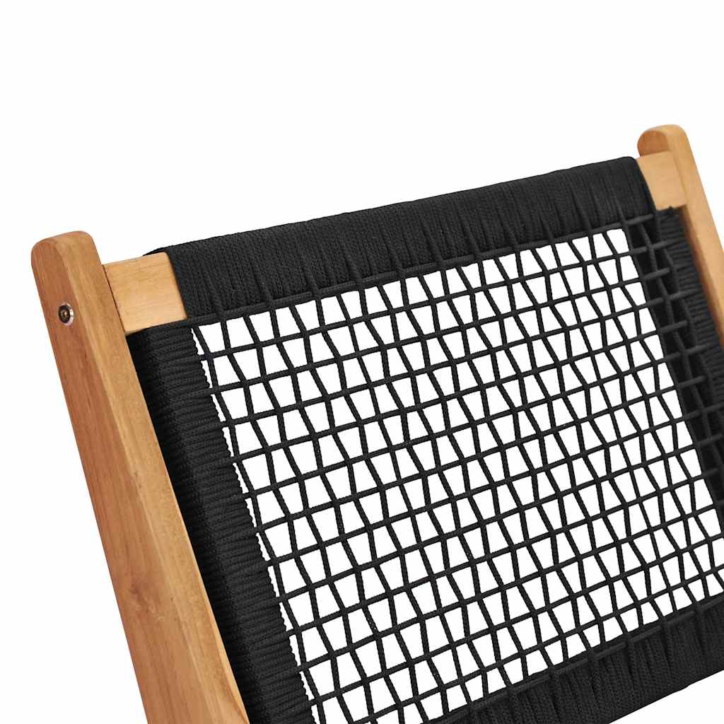 Solseng Med Fotstøtte Heltre Teak Tre Og Tau