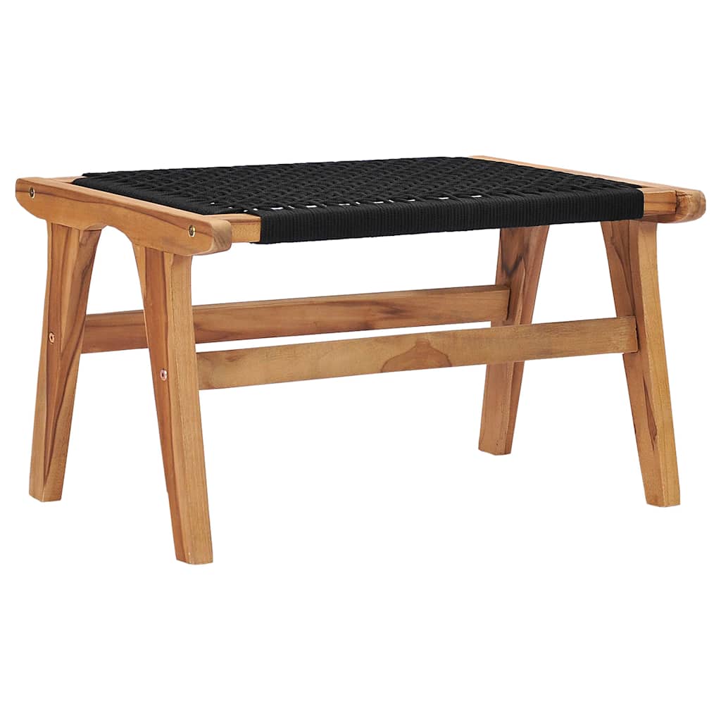 Solseng Med Fotstøtte Heltre Teak Tre Og Tau
