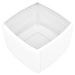 Sidebord Hvit 54X54X36,5 Cm Plast