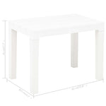 Hagebenker 2 Stk Hvit Plast