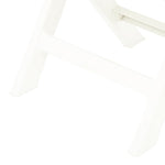 Foldbare Hagestoler 2 Stk Plast Hvit