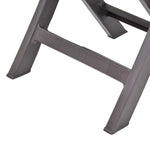 Foldbare Hagestoler 2 Stk Plast Mocca