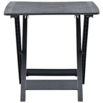 Sammenleggbart Hagebord Antrasitt 79X72X70 Cm Plast