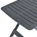 Sammenleggbart Hagebord Antrasitt 79X72X70 Cm Plast