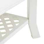 Salongbord Hvit 90X60X46 Cm Plast