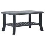 Salongbord Antrasitt 90X60X46 Cm Plast