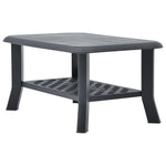 Salongbord Antrasitt 90X60X46 Cm Plast
