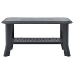 Salongbord Antrasitt 90X60X46 Cm Plast
