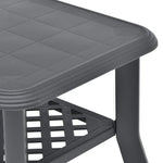 Salongbord Antrasitt 90X60X46 Cm Plast