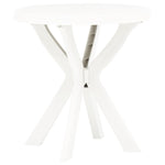 Bistrobord Hvit Ø70 Cm Plast