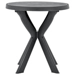 Bistrobord Antrasitt Ø70 Cm Plast