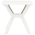 Bistrobord Hvit 70X70X72 Cm Plast