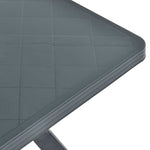 Bistrobord Antrasitt 70X70X72 Cm Plast
