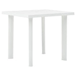 Hagebord Hvit 80X75X72 Cm Plast