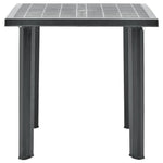 Hagebord Antrasitt 80X75X72 Cm Plast