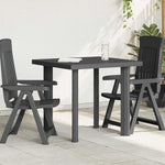 Hagebord Antrasitt 80X75X72 Cm Plast