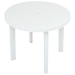 Hagebord Hvit 89 Cm Plast
