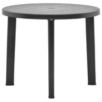 Hagebord Antrasitt 89 Cm Plast