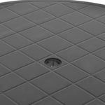 Hagebord Antrasitt 89 Cm Plast