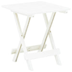 Sammenleggbart Hagebord Hvit 45X43X50 Cm Plast