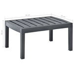 Hagebord Antrasitt 78X55X38 Cm Plast