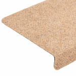 Trappematter 15 Stk Nålestempel 65X21X4 Cm Kremhvit