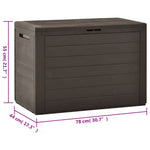 Putekasse Brun 78X44X55 Cm