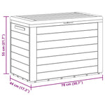 Putekasse Antrasitt 78X44X55 Cm