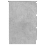 Skrivebord Betonggrå 140X50X77 Cm Konstruert Tre
