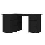 Skrivebord For Hjørne Hvit 145X100X76 Cm Konstruert Tre