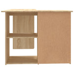 Skrivebord For Hjørne Sonoma Eik 145X100X76 Cm Konstruert Tre