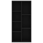 Bokhylle Svart 50X25X106 Cm Konstruert Tre