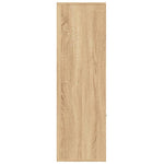 Bokhylle Sonoma Eik 98X30X98 Cm Konstruert Tre
