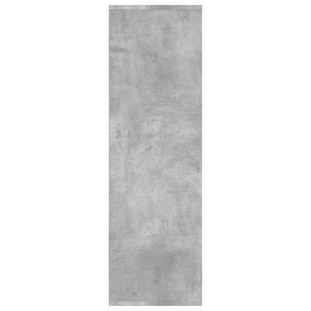 Bokhylle Betonggrå 98X29X97,5 Cm Konstruert Tre