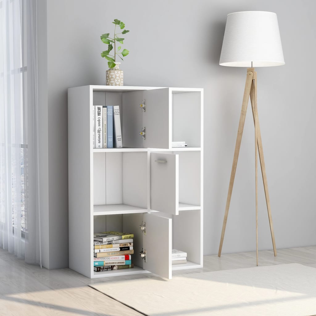 Oppbevaringsskap Hvit 60X29,5X90 Cm Konstruert Tre