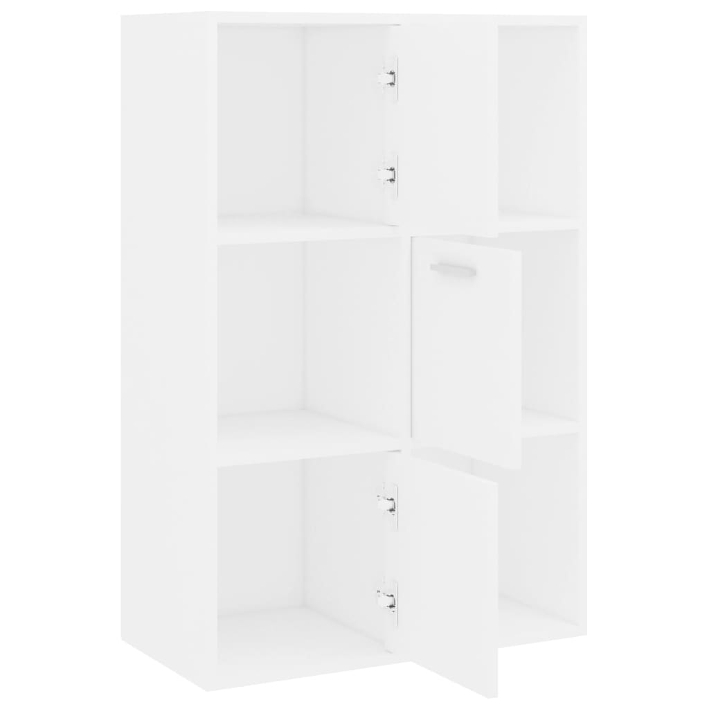 Oppbevaringsskap Hvit 60X29,5X90 Cm Konstruert Tre