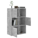 Oppbevaringsskap Betonggrå 60X29,5X90 Cm Konstruert Tre