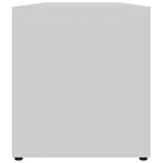 Tv-Benk Hvit 120X34X37 Cm Konstruert Tre