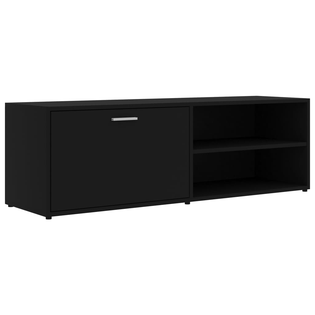 Tv-Benk Svart 120X34X37 Cm Konstruert Tre
